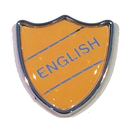 ENGLISH shield badge